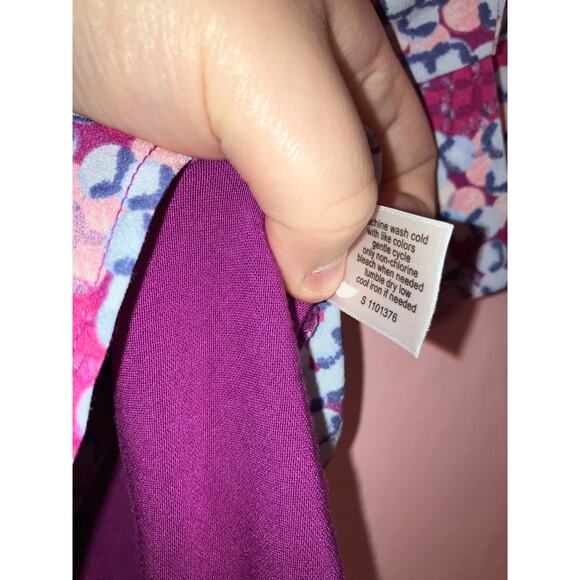 💥Lane Bryant factory abstract polka dot blouse size 14/16 - Picture 5 of 7